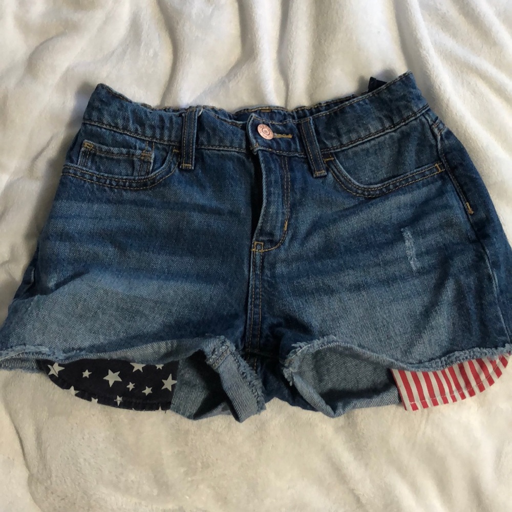 Denim shorts